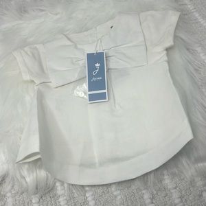 Jacadi Paris Landes White top Kid’s 1 Month Blouse